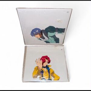 Brain Powerd 'Yuu Isami' & ‘Nakki Guys’Animation Cel -JAPAN- Brain Powered Anime